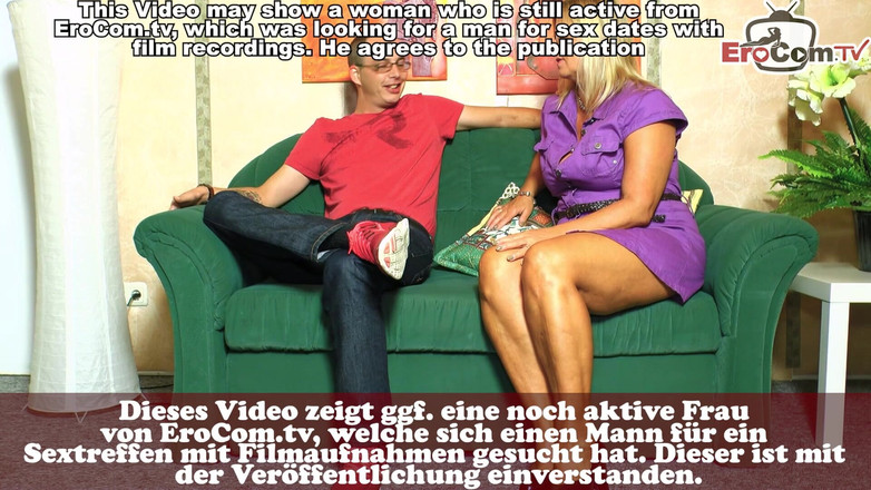 EroCom: German Blonde Mature Cougar Stepmom Fucks Her Stepson