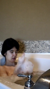 Asian Beauty Takes a Bubble Bath Starring Alexandria Wu