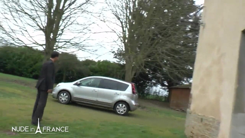 Nude in France: This husband shars his wife and she gets hard analyzed...