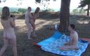 Nude Beach Dreams: Rosyjscy amatorzy swingersi ruchają się na przyrodzie