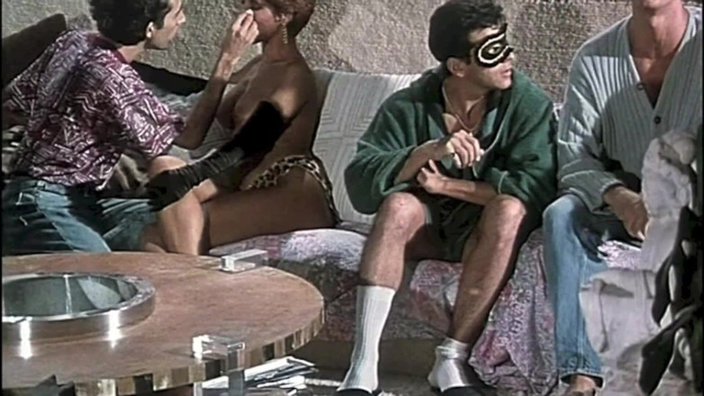 Inthe MILF room: Op een pornoset uit de jaren 90: een lekkere pijpbeurt voor...