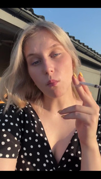 Cutie Smoking