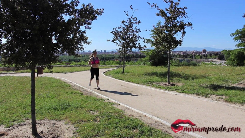 Miriam Prado: Busty Teen Finishes Running and Masturbates with Her Sex Toy...