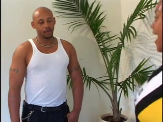 Hot and Wet: Black cheerleader rides big cock