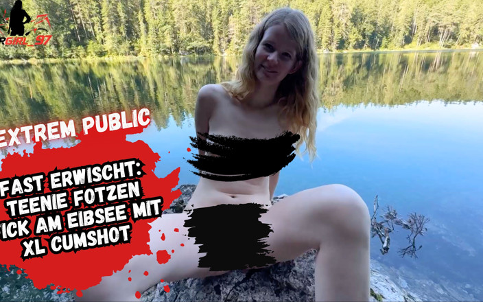 Bikergirl_97: 在Eibsee进行冒险的公共性爱，伴随着超强射精！