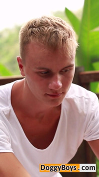 An Exotic Oil Massage by a Jungle Hotel Service Boy