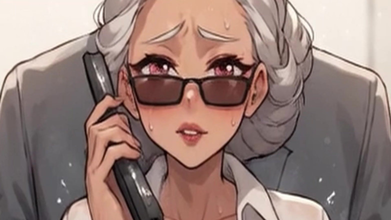 Aiwaifuloops: Waifu - Secretară matură POV - Apel telefonic la birou, de aproape, țâțe...