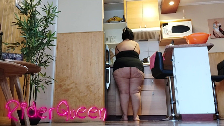 Riderqueen BBW Step Mom Latina Ebony: Pouze Já Riderqueen Velký Zadek Latina BBW MILF