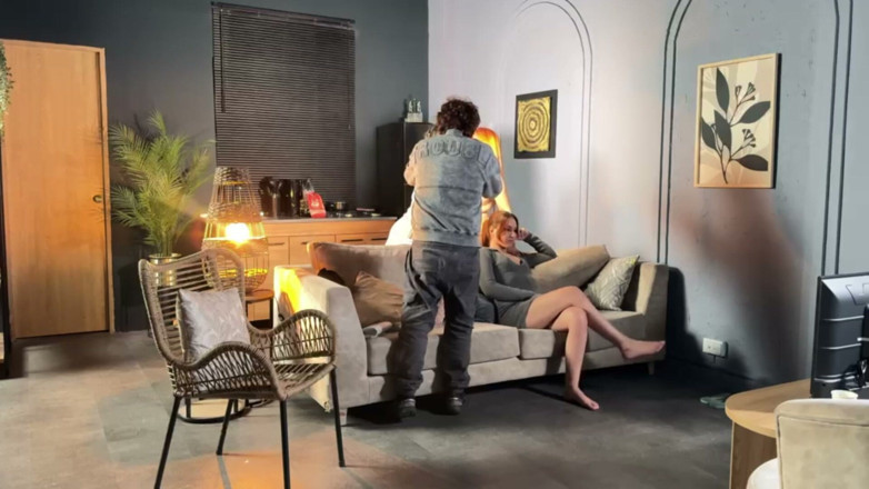 celestealba: Behind the Scenes Lesbians Fuck Separately with the Visitor