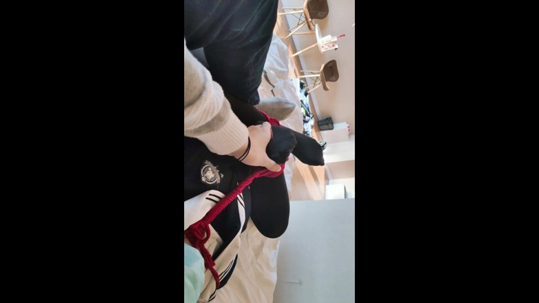 Aisan girl bondage: A girl in Black Stockings Is Being Whipped by Her...