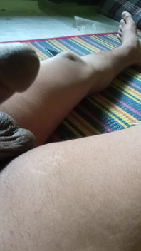 Asian Boy Big Black Cock Open the Clothes and Masterbration