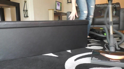 Natalie Wonder: Vacuum of my filthy rug, suctioning the floor corners & fabric...