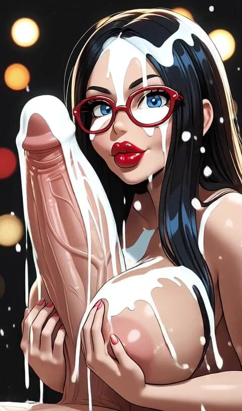 Hot girl dancing: 164. Si rambut coklat lucu dapat pancutan mani di mukanya (ai...