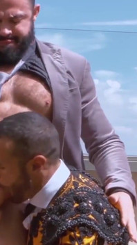 MENATPLAY - Bull fighter Denis Vega anal fucked by businessman