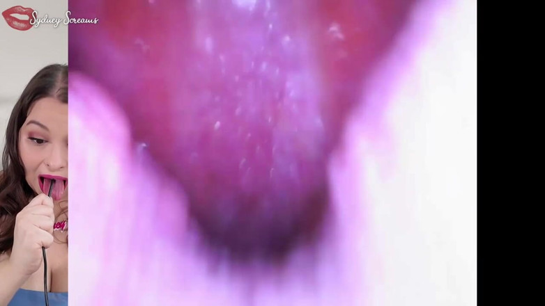 Sydney screams fetish: Nel profondo della bocca di Sydney - Sydney urla mostra bocca,...