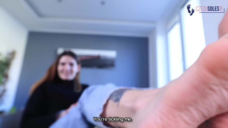 Czech Soles - foot fetish content: Vaše zlobivá nožní kamarádka POV uctívání