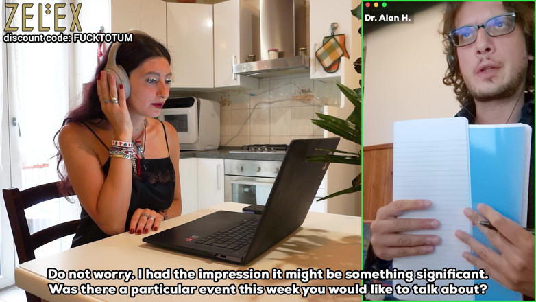 Eliva love: Stepbrother and Stepsister Italian Dialogues - Elisa Talks to the Psychologist