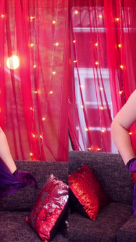 Try on Haul Lingerie: See Through Dress and Pink Shiny Pantyhose! Arya Grander