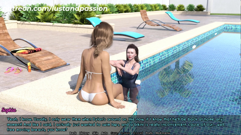 Johannes Gaming: AWAM # 4 Plavání s Ellie a tře si po ní krém