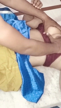 Step Sister and Stepbrother Shared Bed and Hard Rough Fuck