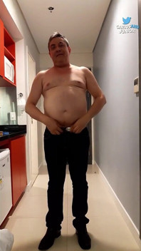 Hot Daddy Getting Naked