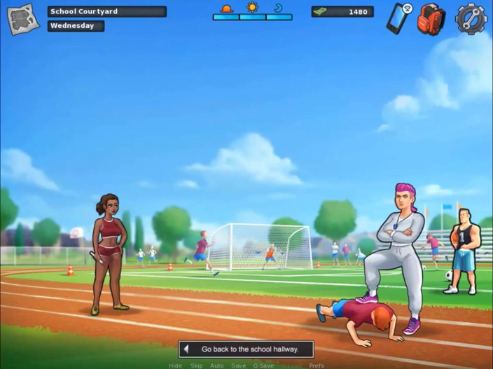Cartoon Play: Summertime saga teil 167 - fick freundin stiefmutter, während sie sich entspannt