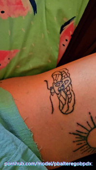 Tattooed Babe Self Tattoo POV Real Needle Play | Highest Tip Wins Next Design