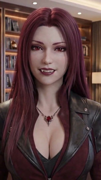 Vampire Ceo Vesper te vrea după ore - 3D Anime La birou fantezie