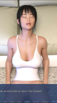그녀는 포르노를 보고 다른 남자를 생각하면서 자위를 시작했습니다.