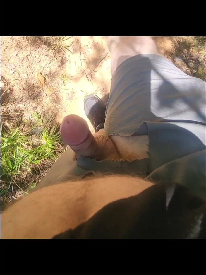 Djk31314: Nude in Outdoor Walking and Stroking.