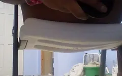 Sexy Tm in Heels Has a Tiny Dick and Tight Ass