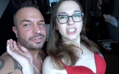 POV -analsex med TS Emily - Stygg Trans Creampie