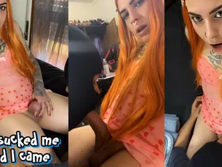 Married Man Sucks Me and I Cum