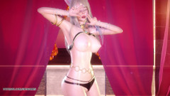 3D-Hentai Games: [MMD]ルーナ - PTT(町をペイント) セクシーなストリップショー アーリ・アカリ・セラフィーン リーグ・オブ・レジェンド KDA