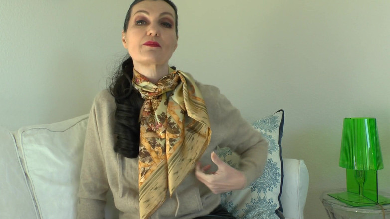 Lady Victoria Valente: Noste hedvábný šátek a masturbujte přede mnou, Lady Victoria Valente