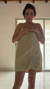 My Sexy Little Stepsister Asks Me to Help Her Take off Her Bra, I Get Horny Watching Her and I End up Fucking Her Hard.