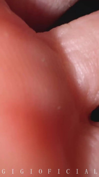 Close-up voetfetisj met het mooiste meisje