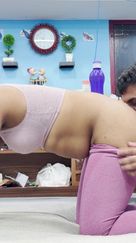 Gym Trainer Hard Fuck a Trainee Girl in Gym Practise Time at Her Home