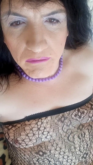 Ancke: Shemale Celeste playing with herself