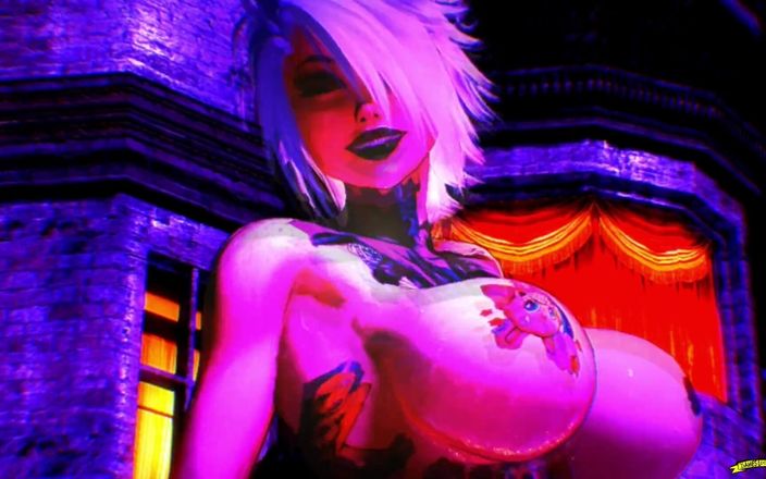 Gameslooper Sex Futanation: Natten Halloween - animering