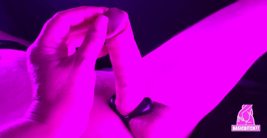 Basicbitch77: Edging honění s obrovskou náloží spermatu