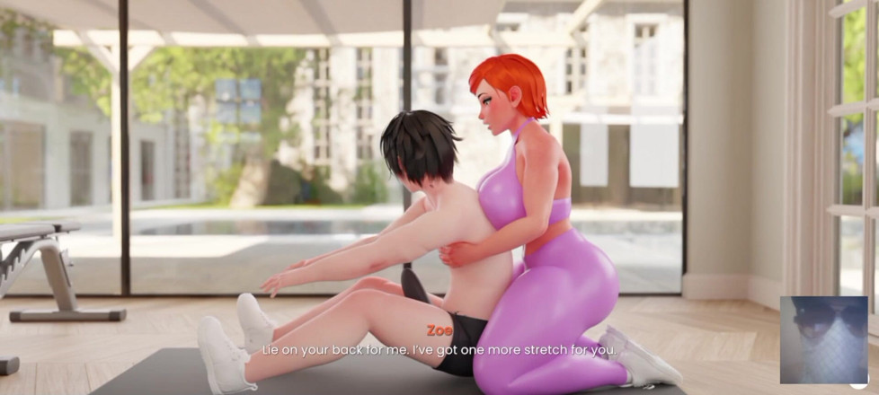 Dark Sam: Benten'den Gwen antrenman sırasında sikiliyor. Sert yarağımı gördü ve sikişiyor