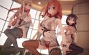 Mmd anime girls: MMD R-18, anime, filles qui dansent, clip sexy 18