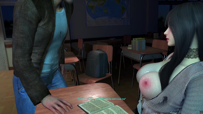 Why fuck so hard: 3D巨乳大学のふしだらな女が昔の先生に犯された