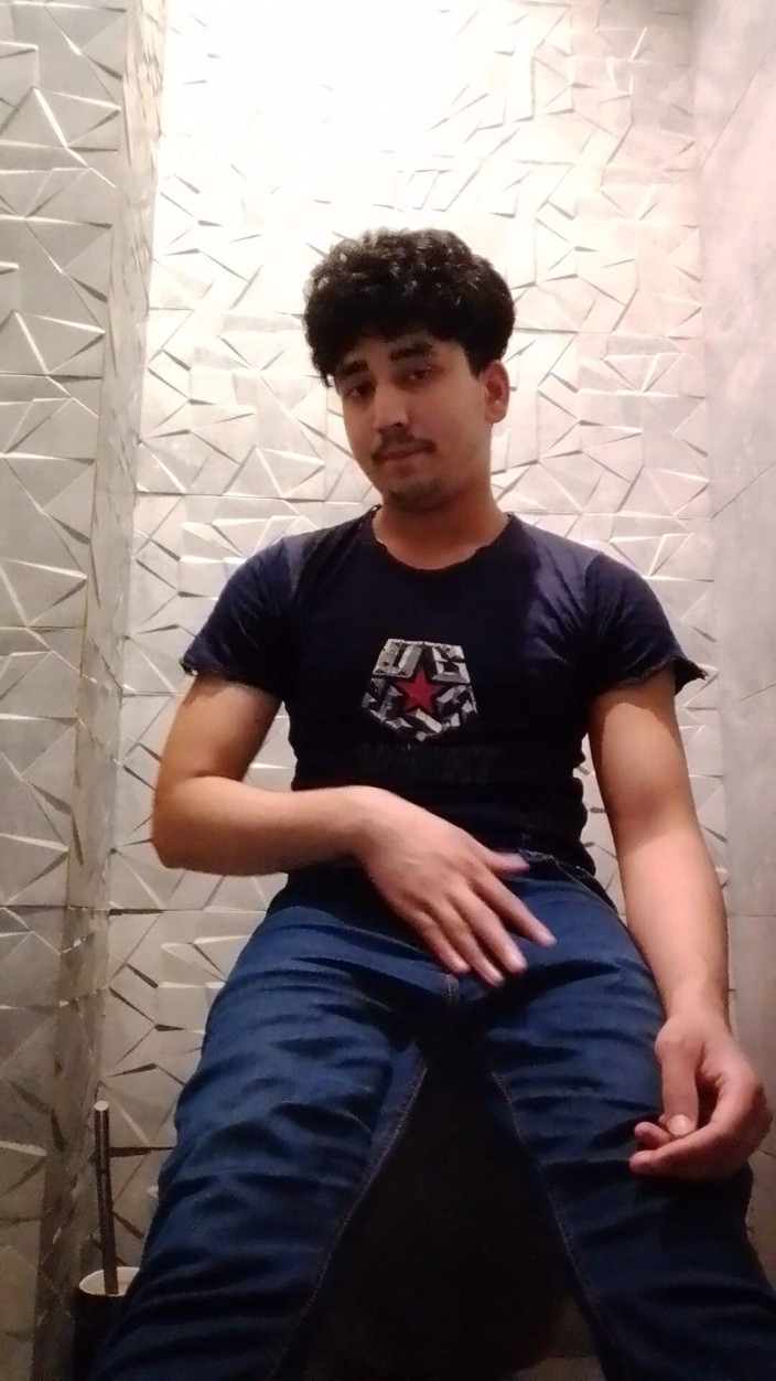 HemoShovel: Indian Handsome Boy While His Hard Penis Is Erect and...