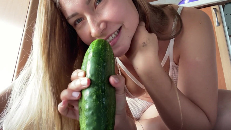 Stacy_via: I'm Flirting with a Cucumber. Part One