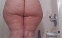 Big beautiful BBC sluts: In the Shower Squeezing My Big Boobs Rubbing My Pussy