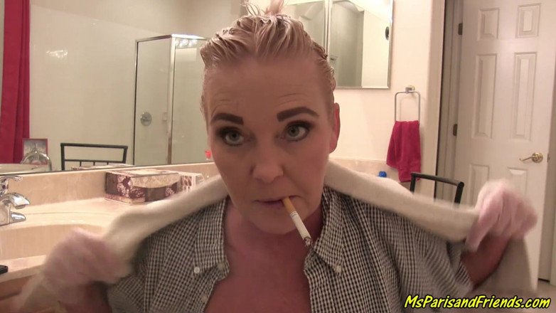 Ms Paris and Friends: Hair coloring 101 with Ms Paris Rose mostly naked