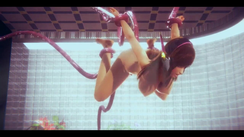 HentaiTubes: Overwatch Hentai - Diva scopata da due ragazzi anale e vaginale -...