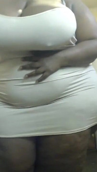 Busty BBW Stripteasing and Getting Vibrator Teased